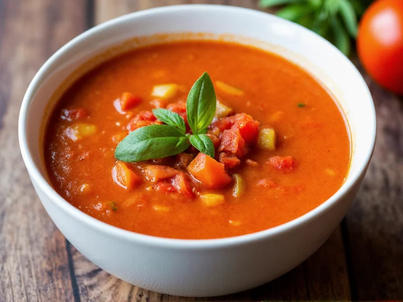 Perfect Tomato and Vegetable Soup Recipe & Benefits