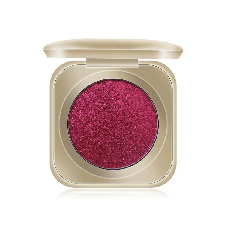 

Rainbow Colorful Pressed Powder Makeup Eyshadow 6 Colors Single Glitter Pigment Pearlescent Eye Shadow Pan