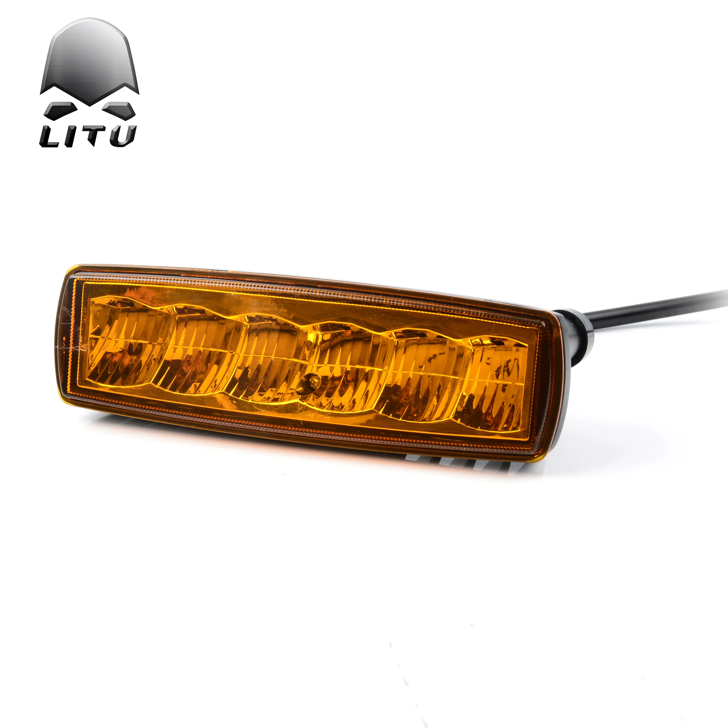 2020 LITU Cheap 6 Inch 6500K LED Lights Tractor Truck 30W Offroad COB 12V LED Work Light 24V for Camping Searching