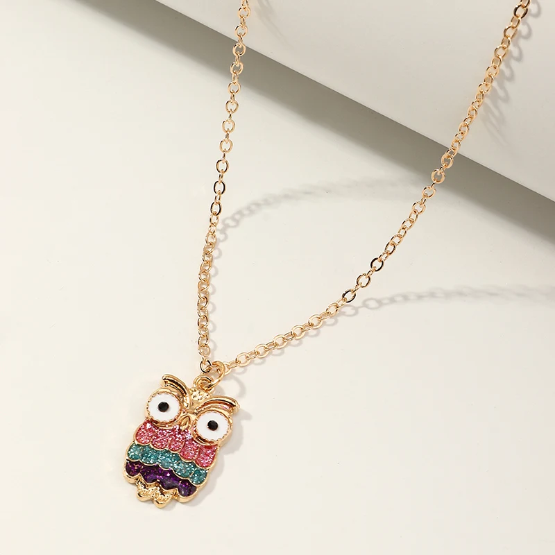 

Fashion Fashion Personality Owl Pendants For Necklace Bling Initial Necklace For Girls