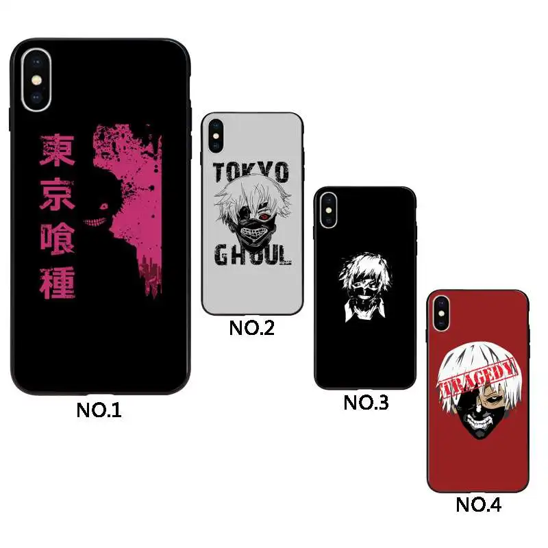

Tokyo Ghoul mobile cover phone case for Samsung S6/ S6 Edge/ S6 Edge Plus/S7/S7Edge/ S8/S8plus/S9/S9plus/S10/S10plus, Black