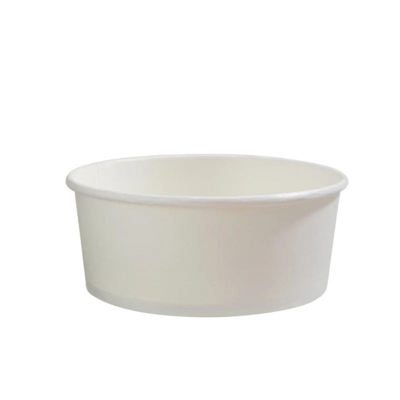 

Customizable Print Disposable 1100ml Restaurant Takeawy Food Box Kraft Soup Cup Rice Paper Bowl