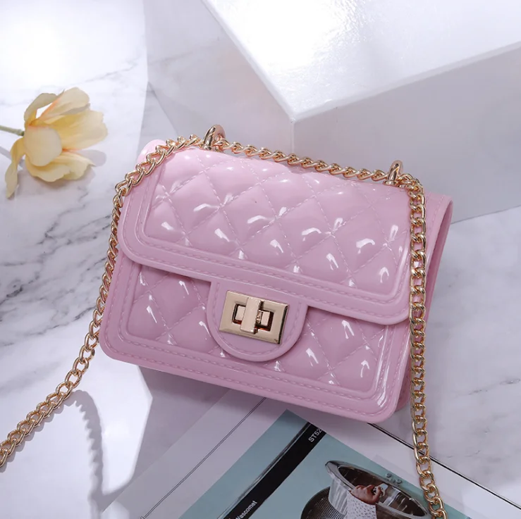 

Wholesale kids designer purse handbag mini jelly luxury purse for kids girls