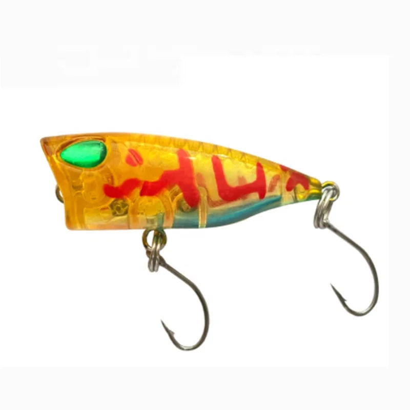 

High quality sea fishing multicolor floating hard bait popper abs fishing lures poppers bait lure, Vavious colors