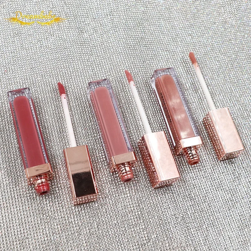 

wholesale low moq customized logo organic vegan lip gloss lipgloss private label