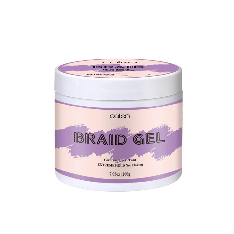 

Free Sample Wholesale Hair Styling Gel Edge Control Pomade Gel Peach Scent Hair Braid Gel