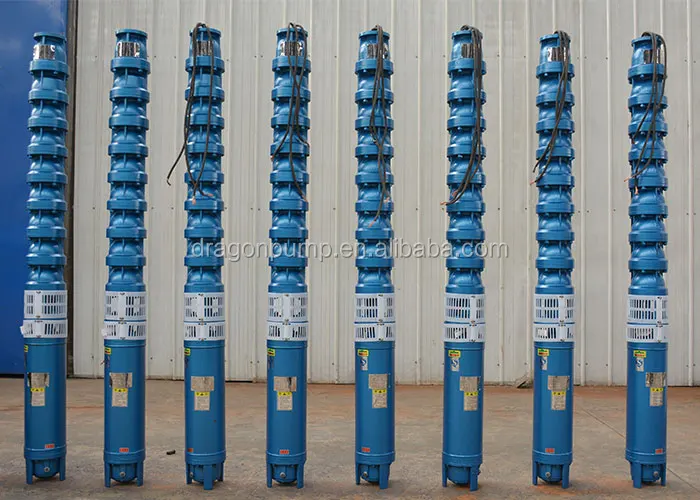 100m3/h 200m Depth 380/400/460 Volt 3 Phase Deep Well Submersible Water