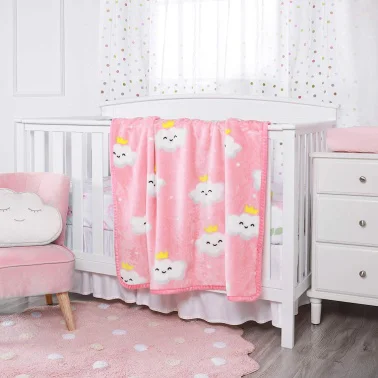 soft touch flannel fleece  baby blanket