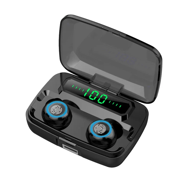

Discount tws wireless earphones M11 touch earbuds noise canceling earphone 2000mah charging box LED display hands free