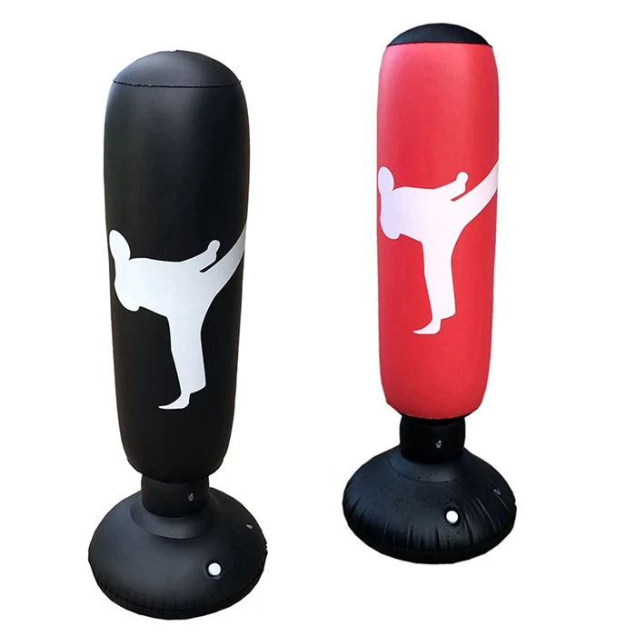 

free standing inflatable boxing punch bag wholesale high quality boxing training water fille inflatable kids punching bag boxing, Custom color