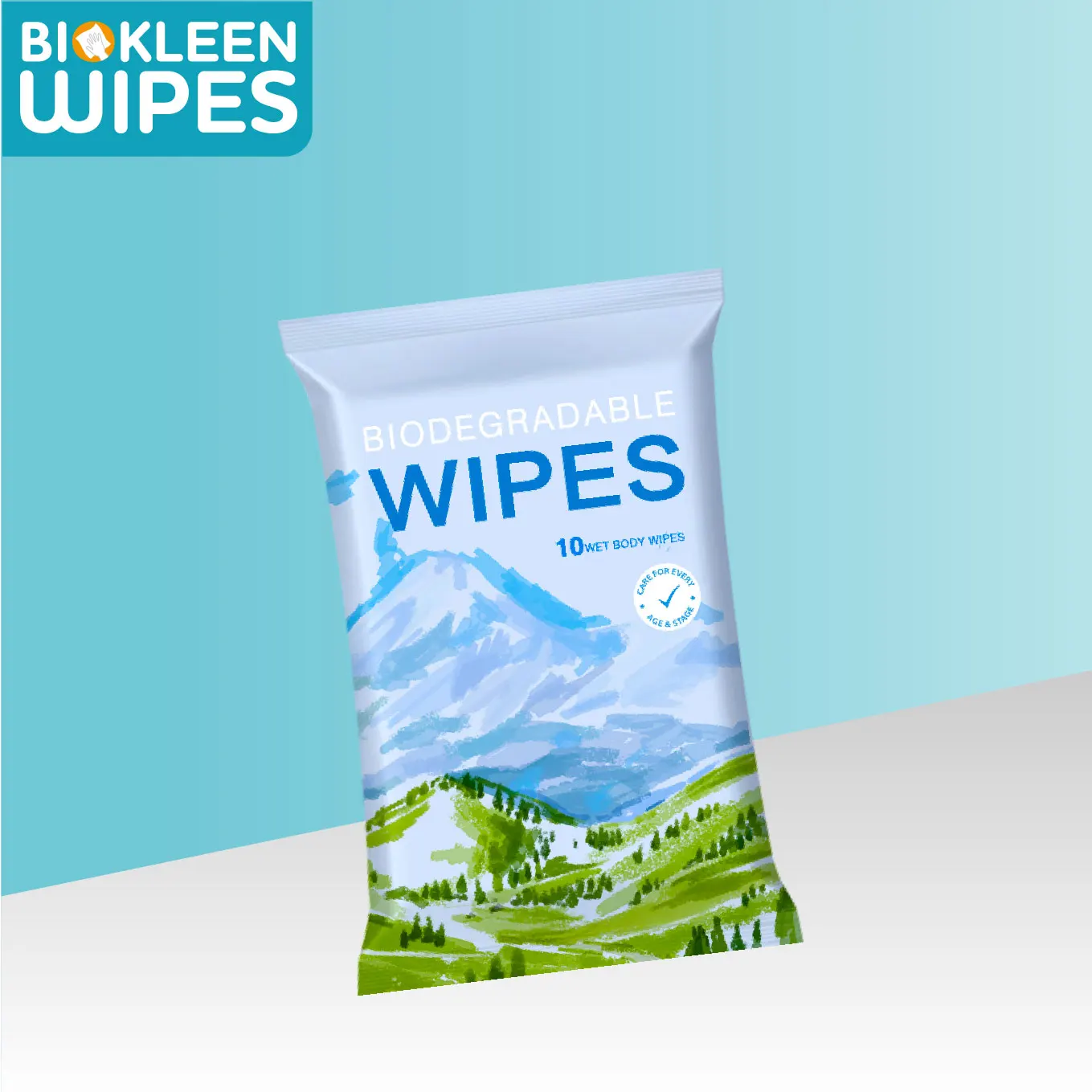 

Lookon Biodegradable Wet Wipes Large Pack - Rinse Free Shower Wipes