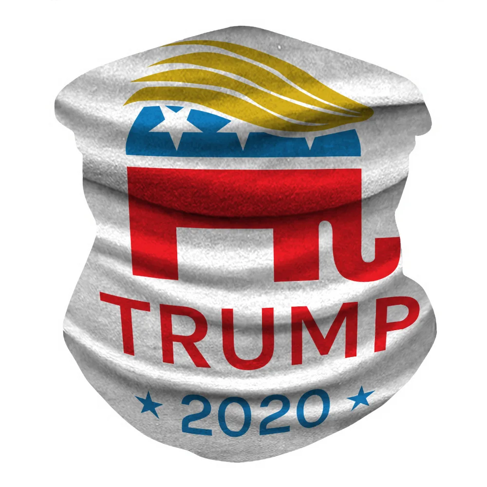 
2020 USA Flag Cooling Neck Gaiter Outdoor Scarf Bandana Face Shiled Joe Biden Stuff Trump Face 