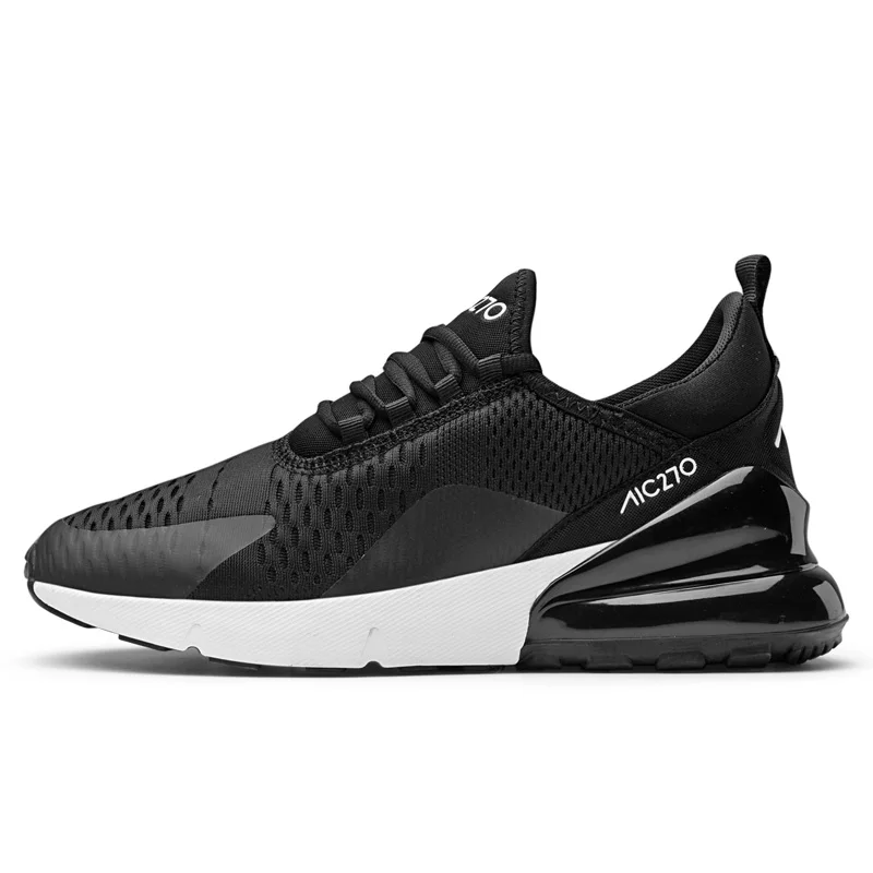 

High Quality Men's Casual Air Cushion Shoes Walking Men Sneakers, Black&white/black/khaki