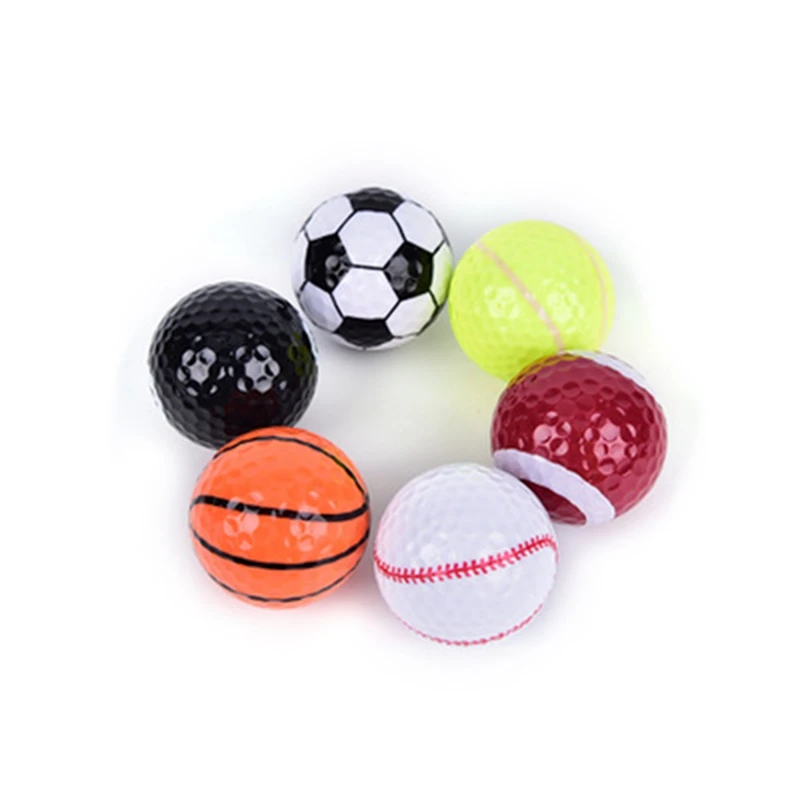 

Factory wholesale price Colorful Personalized Sports Printing Golf Gift Ball