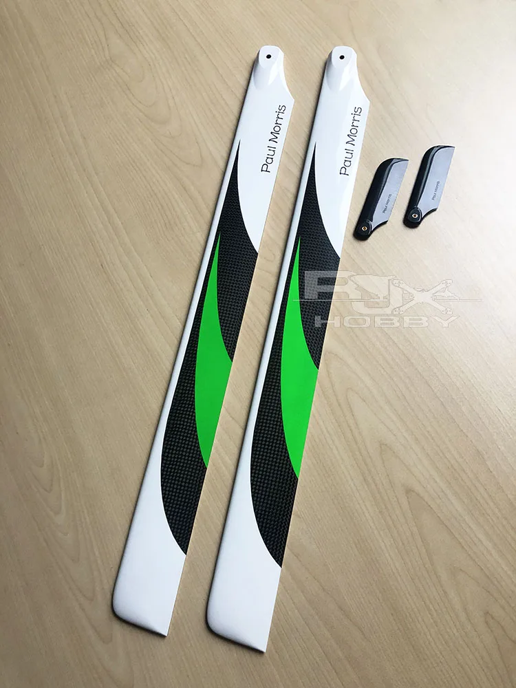 rjx carbon fiber helicopter rotor main blades tail blades