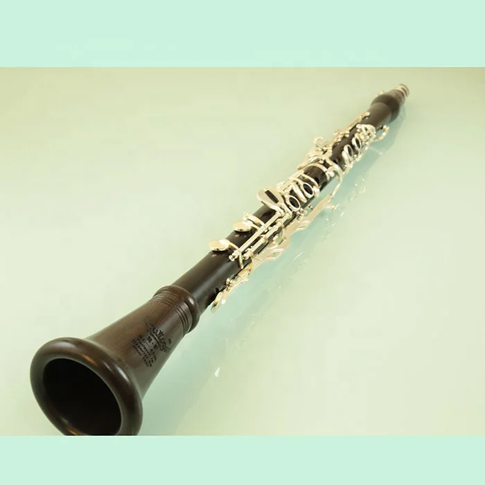 Professional Performance Level Ebony 18 Keys 4 Rings G Tone Silver Plated Clarinet