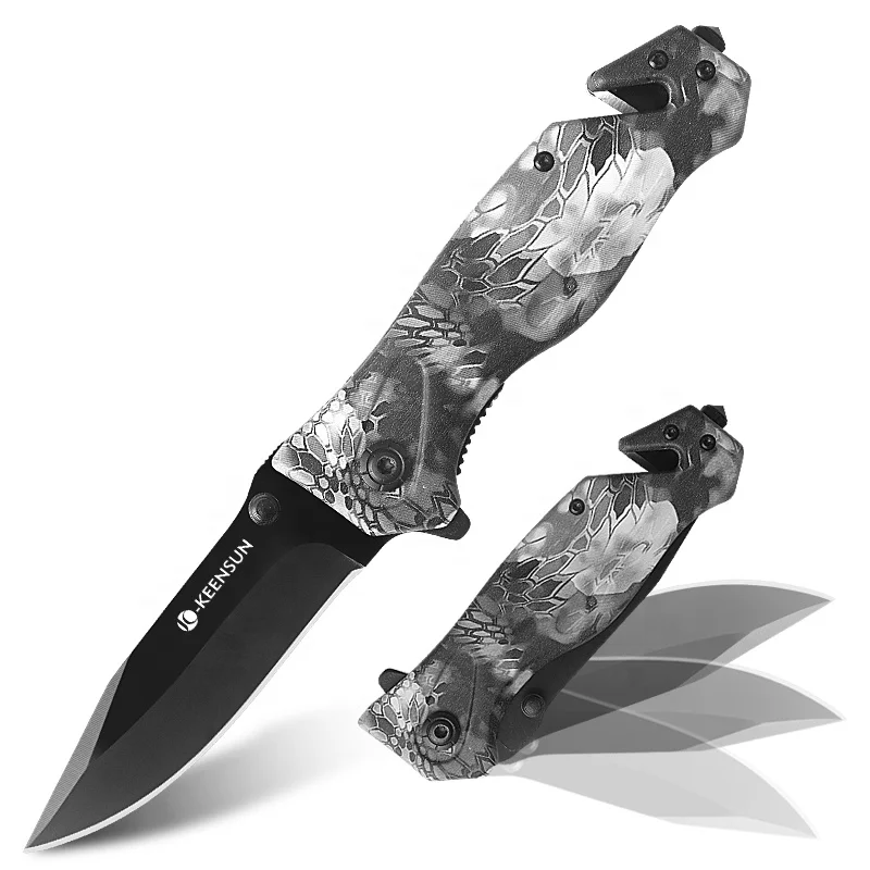 

Well Design Utility Knife 3Cr13 Blade Hunting Hiking Outdoor Bushcraft Folding Knife Cuchillos utility pocket knife