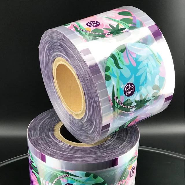 Plastic Cup Sealing Film Lids Film On Roll For Yoghourt/instant Noodles