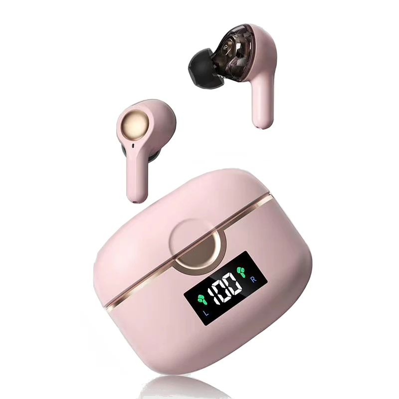 

Touch Wireless Earbuds 8Hrs Music 4 Speakers Wireless Headset HiFi Headphone Hands-free Mic Cellphone Earphones For Android IOS, Black, white, pink headphones