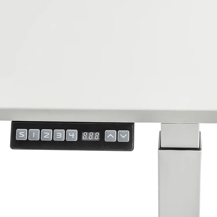 
Electric Height rising Adjustable steel 3 stage Table lift Base Leg for Sit to Stand up standing motorized white office Desk 