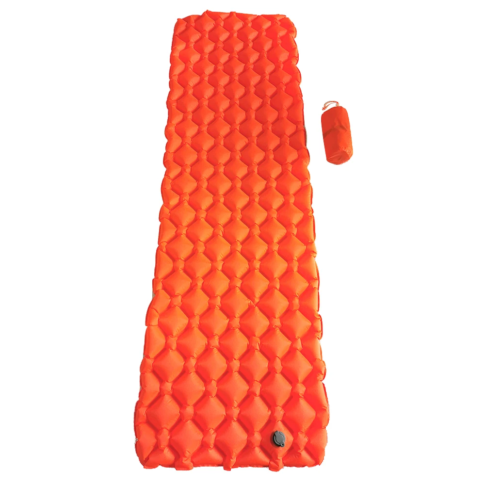 

40D nylon+TPU  486g high quality outdoor self inflating sleeping pad without air filling hard type, Customized color