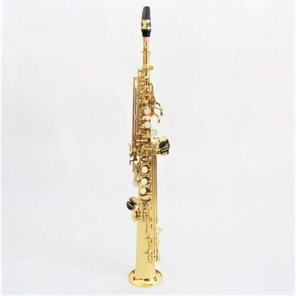

professional soprano saxophone Straight Bb Tone Gold Sax Chinese Musical Instrument Soprano Saxophone