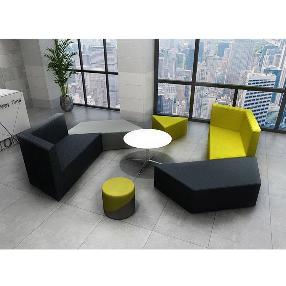 
Modern modular/sectional break out sofa salon sofa combination office Break out Area Seating  (62306739140)
