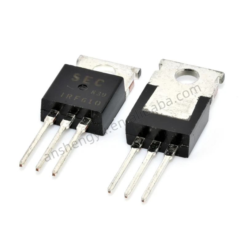 10PCS IRF610PBF IRF610 MOSFET N-CH 200 V 3.3 A TO-220AB NEUF