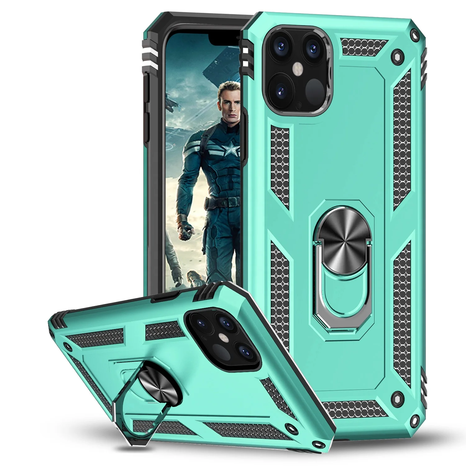 

LeYi Full protective new case phone savage phone cases for iPhone 12 series, Colors optional