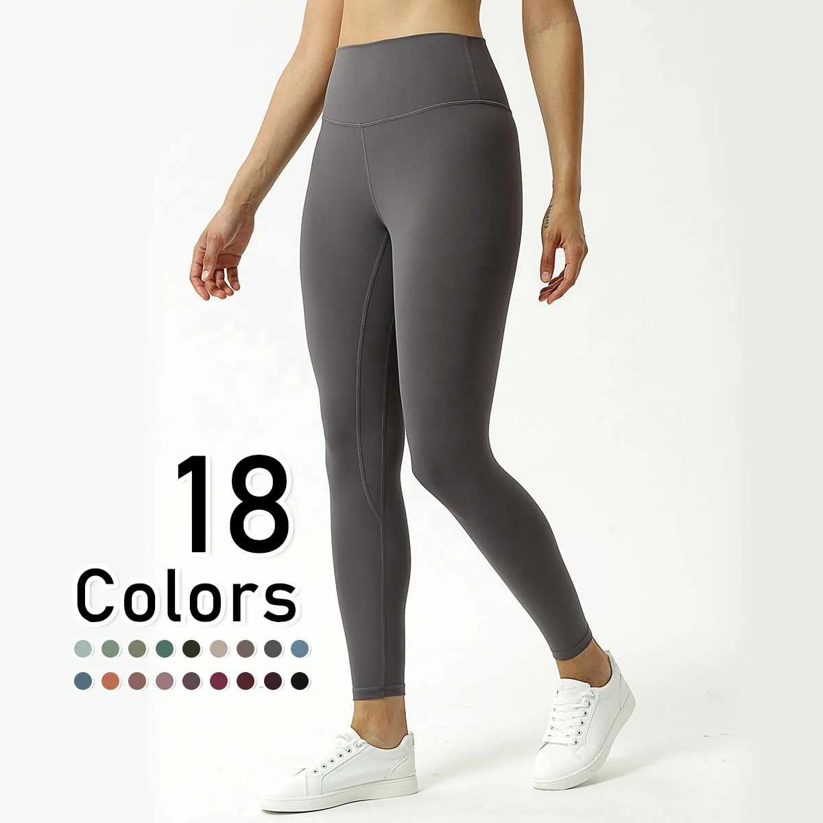 

Wholesale Spandex Knit Fabric Custom Logo Design Gym Women Wear Sport Workout Fitness Leggings Yoga Pants, Customized colors