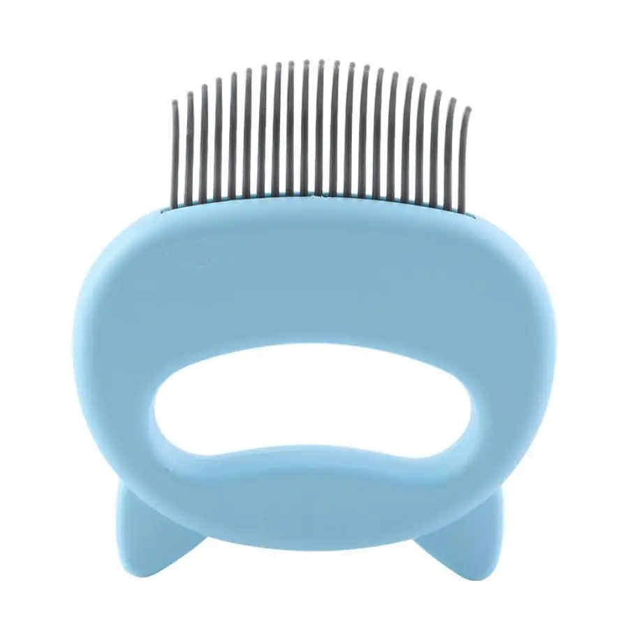

Cat Comb Pet Short & Long Hair Removal Massaging Shell Comb Soft Deshedding Brush Grooming And Shedding Matted Fur, Mint, sky blue, pink