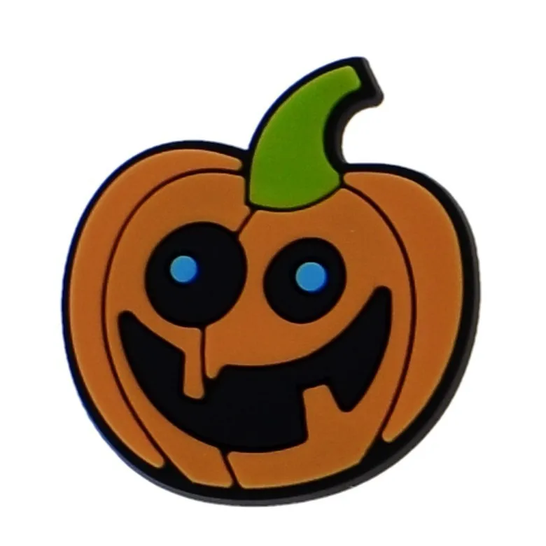 

All Saints' Day Hot Recommended Pumpkin Shoe Decorations Halloween Jewelry Ghosts Skulls Charms For Crocs, As picture