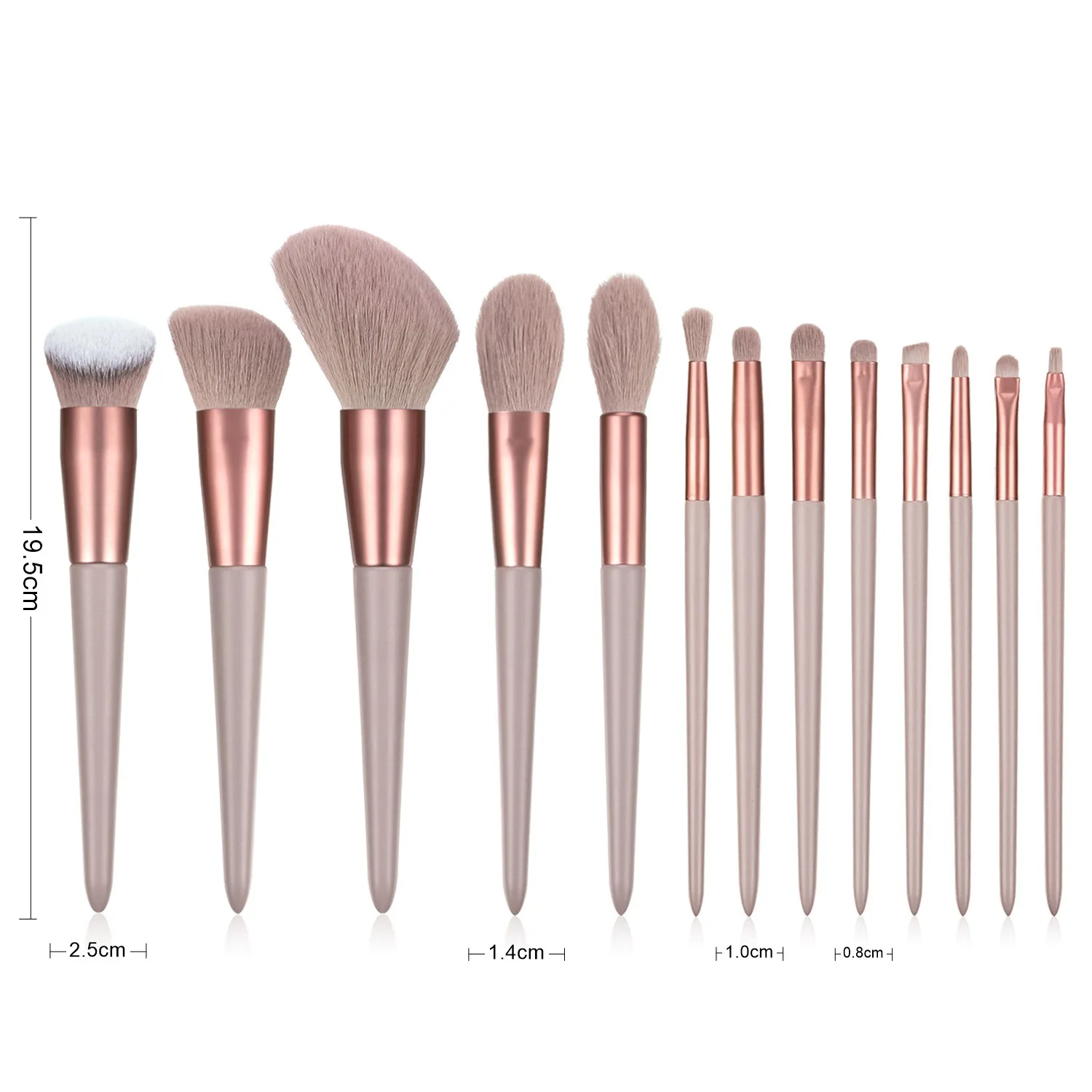 

Profession 13Pcs High Quality Makeup Brush Set Foundation Powder Eyeshadow Cosmetic Brushes Kit