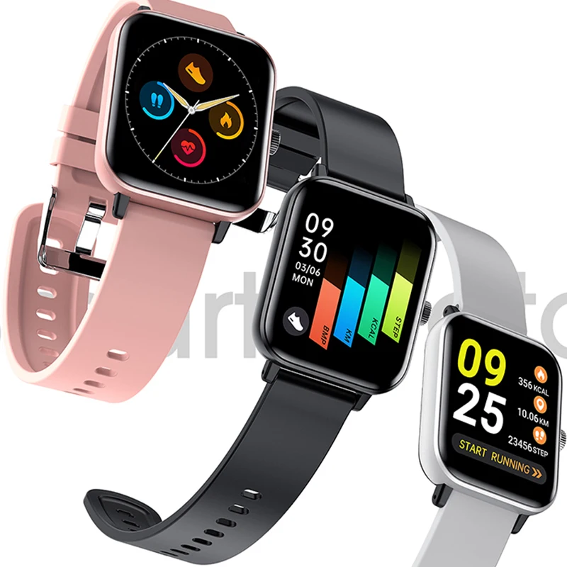 

Full Touch Wrist Watches Smart Temperature Sport With Heart Rate Monitoring H10 Smart Watch Watches Long standby Wristwatch Band