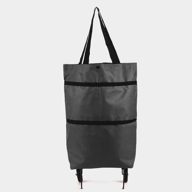 
Encai Folding shopping bag with wheels Wheeled Market Trolley Bag 