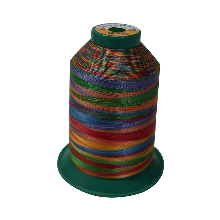 210D/3  Colorful High Strength Polyester Zipper Sewing Thread