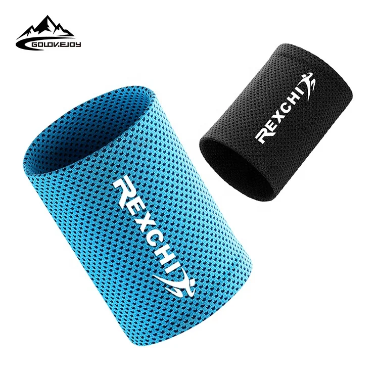 

GOLOVEJOY HW02 Sports Wristband Cold Sense Men Women Fitness Running Cycling Cool Sweat Absorb Breathable Wrist Support, Has 5 colors