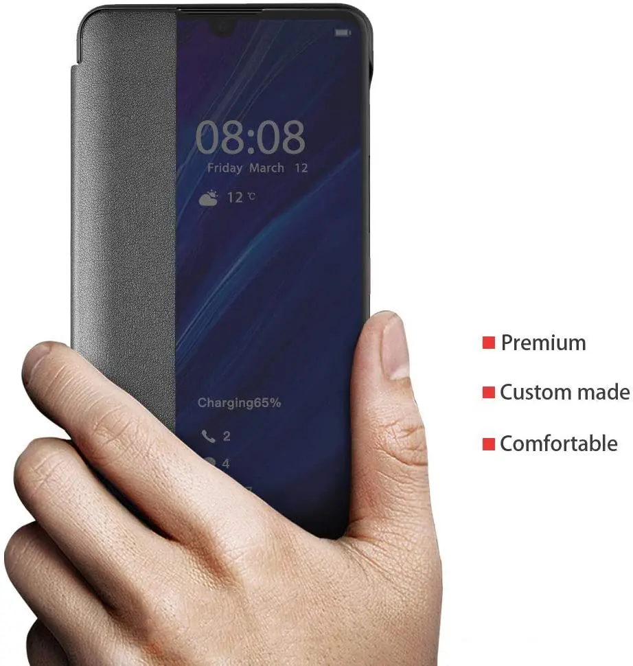 

Shemax Case for Samsung A11, Genuine Business Smart Flip Cover Auto Sleep&Wake Up Full Protective Shockproof Leather A11 Cover