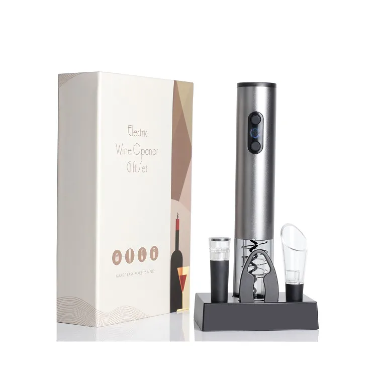 

Best Selling Products in USA Amazon automatic corkscrew electrical wine opener with charging base gift set