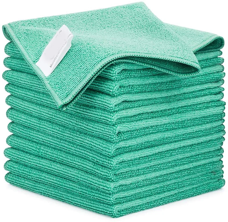

Microfiber 16*16 inches auto car detailing care wash cloth kitchen cleaning microfiber towel, Blue yellow orange green and customized