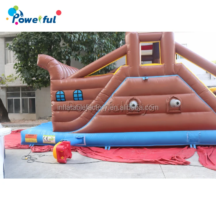 Inflatable Pirate Boat Pirate Obstacle Course  Rentals Bounce House