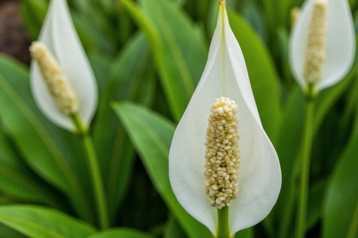 can a peace lily be planted outside