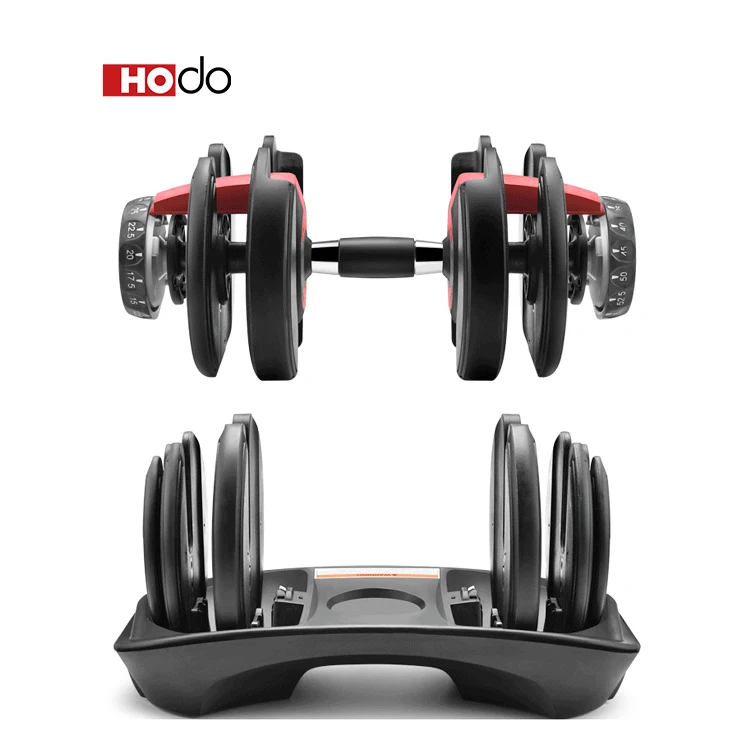 

HOdo Sports Manufacturer supply Top Quality 24KG/40KG Adjustable Dumbbells, Free Logo Directly Dumbbell 525/1090lbs