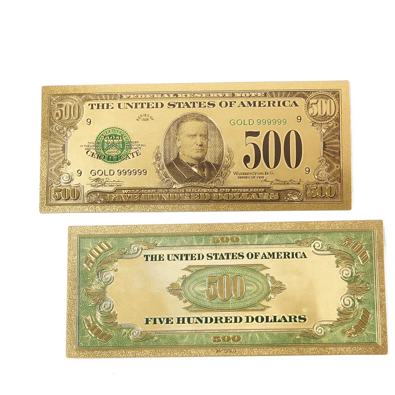 

gold plated banknote gift custom currency dollar bills 24k gold foil dollar banknote