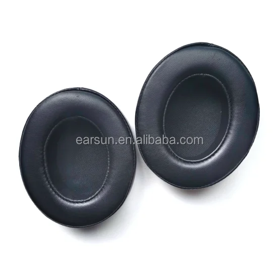 

Free Shipping Super Soft Replacement Sheepskin Leather Ear Pads Cushions Earpads Cover Earpads for Studio 2.0 3.0 Headphones, Black