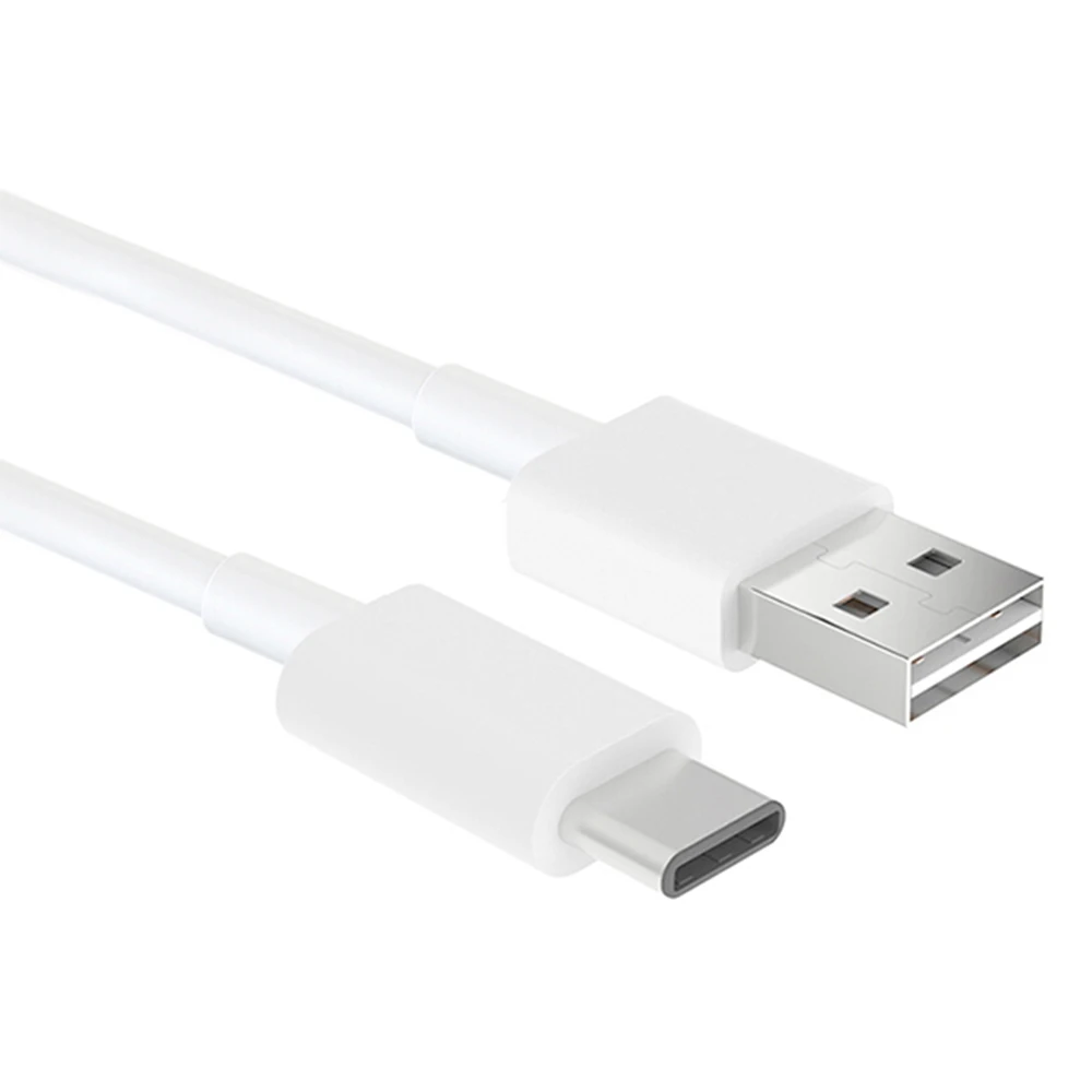 

1m USB Type C Cable Data Sync Fast Charger USB C Type Cable for Huawei Samsung Phone Charger Cable, White/black