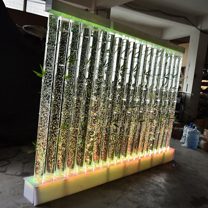 

wedding,party,night club floor standing indoor water fountain bubble wall