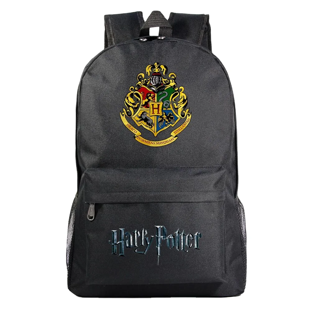 

Hot selling diy Harry Potter men bags backpack travel school bag mochilas de muejr, Pantone