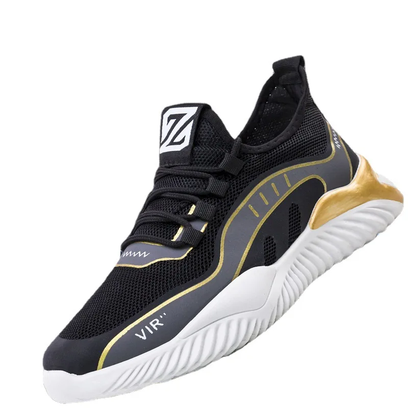 

Wholesale factory knitted upper sport shoes sport sneakers shoes men fashion sport shoes, 3 colors