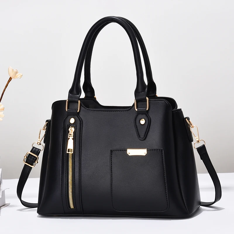 

DL204 27 Fashion designer leather ladies multi compartment zipper shoulder bag handbags for women luxury handbags
